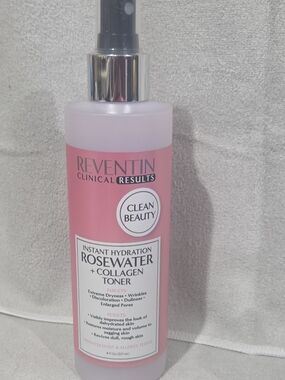 Reventin Rosewater + Collagen Toner — Pink Hydrating Toner